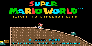 Screenshot Thumbnail / Media File 1 for Super Mario World (USA) [Hack by RAGB v1.2] (~Super Mario World - Return to Dinosaur Land)